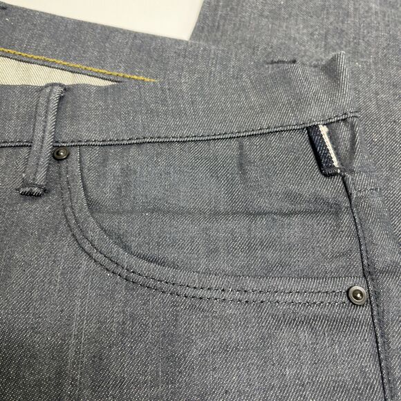 Matias Sol Jeans Men's Size 34 Blue Mid Rise Slim Taper Fit Denim Made In USA - Picture 4 of 16